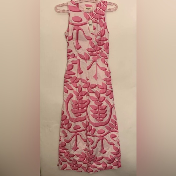 Pink Patterned Jumpsuit - Picture 6 of 13